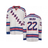 Men's Reebok New York Rangers #22 Nick Holden Authentic White Away NHL Jersey