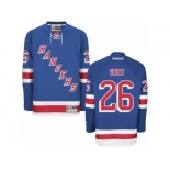 Men's Reebok New York Rangers #26 Jimmy Vesey Authentic Royal Blue Home NHL Jersey