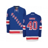 Men's Reebok New York Rangers #40 Michael Grabner Authentic Royal Blue Home NHL Jersey