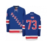 Men's Reebok New York Rangers #73 Brandon Pirri Authentic Royal Blue Home NHL Jersey