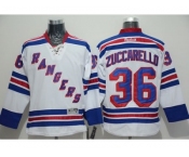 NHL New York Rangers #36 Mats Zuccarello White Road Stitched jerseys