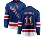 New York Rangers #11 Mark Messier Fanatics Branded Royal Blue Home Breakaway NHL Jersey