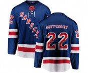 New York Rangers #22 Kevin Shattenkirk Fanatics Branded Royal Blue Home Breakaway NHL Jersey