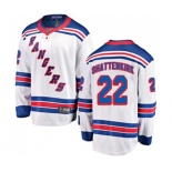 New York Rangers #22 Kevin Shattenkirk Fanatics Branded White Away Breakaway NHL Jersey