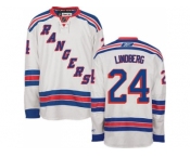 New York Rangers #24 Oscar Lindberg white Stitched NHL Jersey