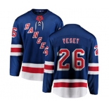 New York Rangers #26 Jimmy Vesey Fanatics Branded Royal Blue Home Breakaway NHL Jersey