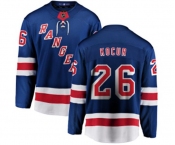 New York Rangers #26 Joe Kocur Fanatics Branded Royal Blue Home Breakaway NHL Jersey