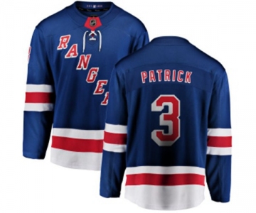 New York Rangers #3 James Patrick Fanatics Branded Royal Blue Home Breakaway NHL Jersey