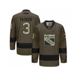 New York Rangers #3 James Patrick Green Salute to Service Stitched NHL Jersey