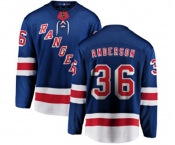 New York Rangers #36 Glenn Anderson Fanatics Branded Royal Blue Home Breakaway NHL Jersey