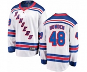 New York Rangers #48 Brett Howden Fanatics Branded White Away Breakaway NHL Jersey