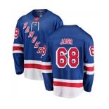 New York Rangers #68 Jaromir Jagr Fanatics Branded Royal Blue Home Breakaway NHL Jersey