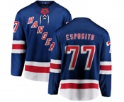 New York Rangers #77 Phil Esposito Fanatics Branded Royal Blue Home Breakaway NHL Jersey