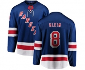 New York Rangers #8 Kevin Klein Fanatics Branded Royal Blue Home Breakaway NHL Jersey