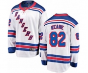 New York Rangers #82 Joey Keane Fanatics Branded White Away Breakaway NHL Jersey