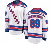 New York Rangers #89 Pavel Buchnevich Fanatics Branded White Away Breakaway NHL Jersey