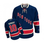 Reebok New York Rangers #10 Ron Duguay Authentic Navy Blue Third NHL Jersey