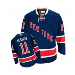 Reebok New York Rangers #11 Mark Messier Authentic Navy Blue Third NHL Jersey