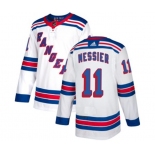 Reebok New York Rangers #11 Mark Messier Authentic White Away NHL Jersey