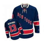 Reebok New York Rangers #13 Sergei Nemchinov Authentic Navy Blue Third NHL Jersey