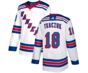 Reebok New York Rangers #18 Walt Tkaczuk Authentic White Away NHL Jersey