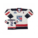 Reebok New York Rangers #2 Brian Leetch Authentic White 2012 Winter Classic NHL Jersey