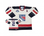 Reebok New York Rangers #2 Brian Leetch Authentic White 2012 Winter Classic NHL Jersey