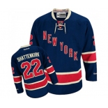 Reebok New York Rangers #22 Kevin Shattenkirk Authentic Navy Blue Third NHL Jersey