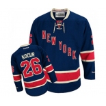 Reebok New York Rangers #26 Joe Kocur Authentic Navy Blue Third NHL Jersey