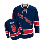 Reebok New York Rangers #8 Kevin Klein Authentic Navy Blue Third NHL Jersey