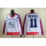 nhl New York Rangers #11 Messier all star 75th Anniversary white CCM