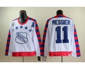 nhl New York Rangers #11 Messier all star 75th Anniversary white CCM