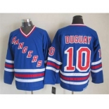 nhl jerseys new york rangers #10 duguay blue[duguay]