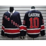 nhl jerseys new york rangers #10 gaborik dk blue[85th]