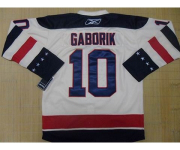 nhl jerseys new york rangers #10 gaborik white(2012 winter classic)