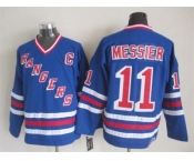 nhl jerseys new york rangers #11 Mark Messier blue [New vintage retro]