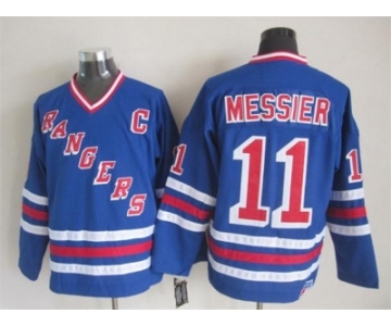 nhl jerseys new york rangers #11 Mark Messier blue [New vintage retro]