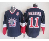 nhl jerseys new york rangers #11 messier blue[2015 new][patch C]