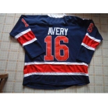 nhl jerseys new york rangers #16 avery dk blue[85th]