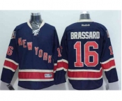 nhl jerseys new york rangers #16 brassard dk.blue[brassard][85th]