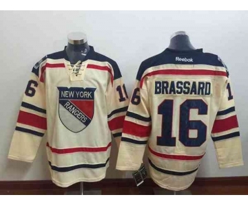 nhl jerseys new york rangers #16 brassard white[brassard]