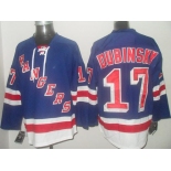 nhl jerseys new york rangers #17 dubinsky blue