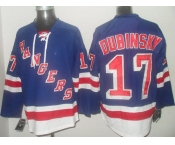 nhl jerseys new york rangers #17 dubinsky blue