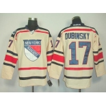 nhl jerseys new york rangers #17 dubinsky white[2011 new]