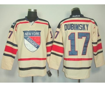 nhl jerseys new york rangers #17 dubinsky white[2011 new]