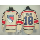 nhl jerseys new york rangers #18 staal white[2011 new]