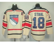 nhl jerseys new york rangers #18 staal white[2011 new]