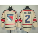 nhl jerseys new york rangers #2 leetch white[2011 new]