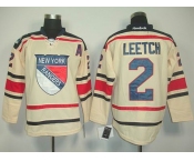 nhl jerseys new york rangers #2 leetch white[2011 new]