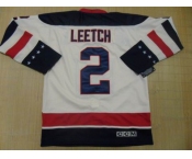 nhl jerseys new york rangers #2 leetch white(2012 winter classic)